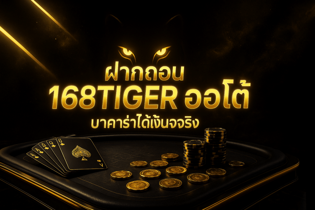 ฝากถอน 168tiger ออโต้