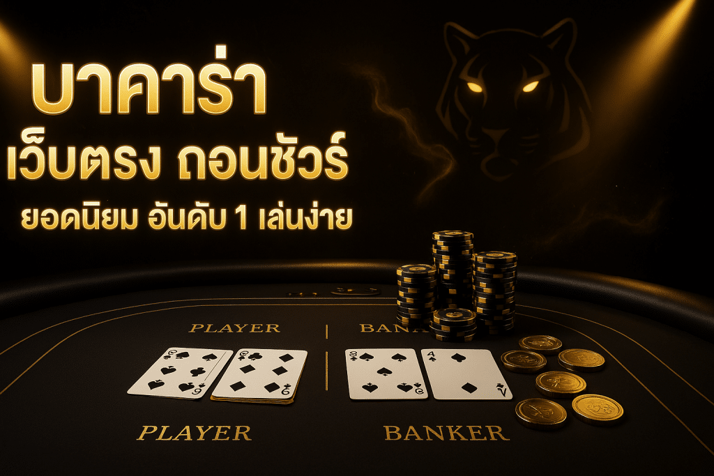 บาคาร่า เว็บตรง ถอนชัวร์